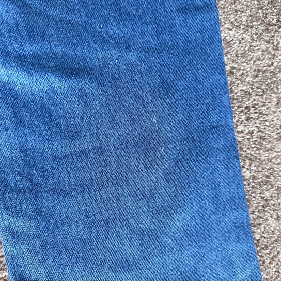 Vintage JCPenney Plain Pockets Cropped Blue Jeans Women’s Size Large High Rise - Picture 12 of 15